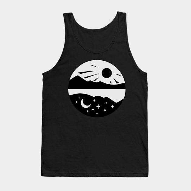 Sun and Moon Tank Top by Skatefish